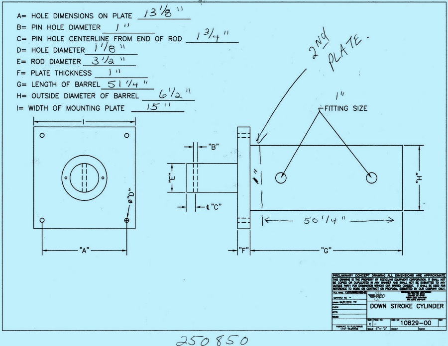 250850 New Cylinder Specs 2514