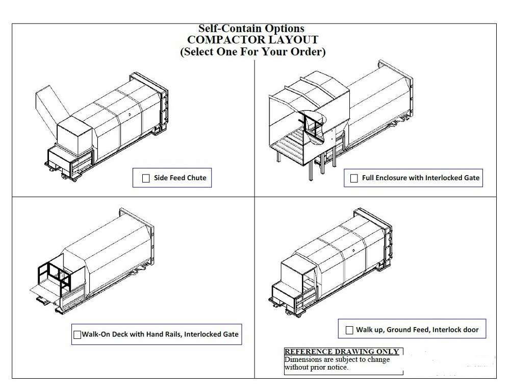 Self Contained Compactor Layouts