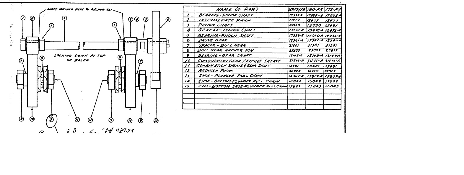 Economy 13143 Bearing Gear Shaft