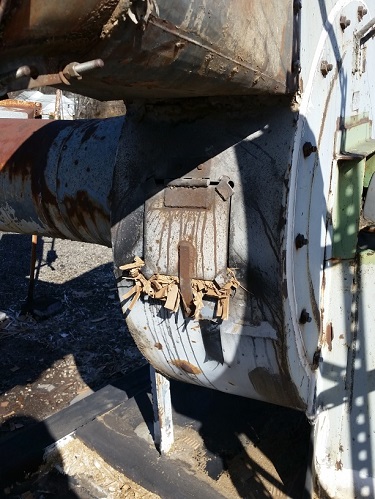 Fan With Damage Ductwork