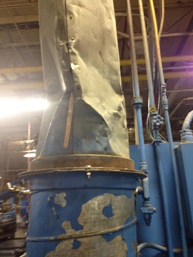 Forklift Damage To Ductwork