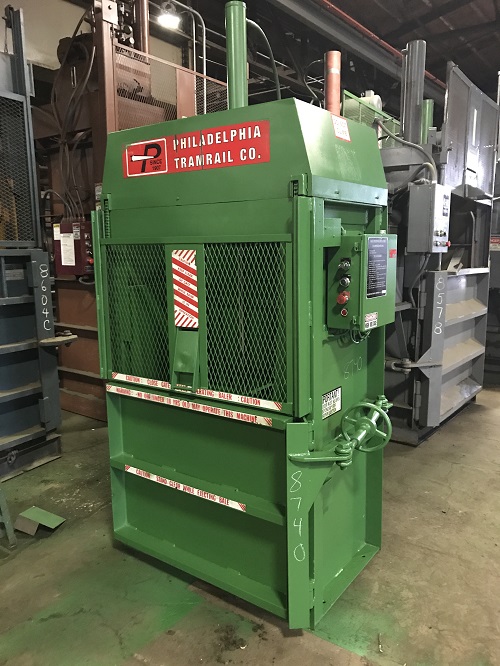 8740 2 Philadelphia Tramrail 360 Vertical Downstroke Baler