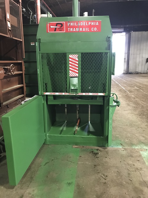 8740 6 Philadelphia Tramrail 360 Vertical Downstroke Baler