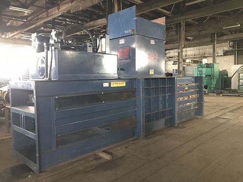 9187C 3 Cram a Lot HX 72 Manual Tie Horizontal Closed End Baler