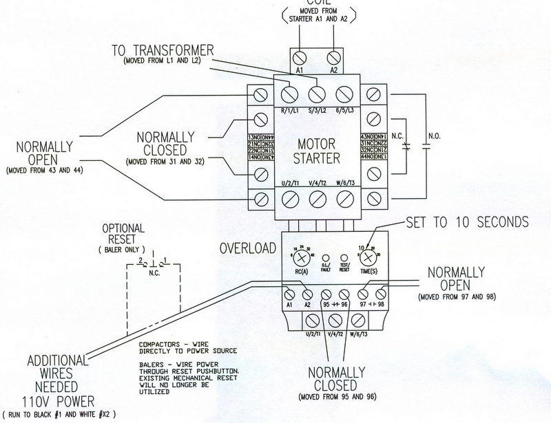 Gavazzi Starter  Overload Wiring Diagram0001-001