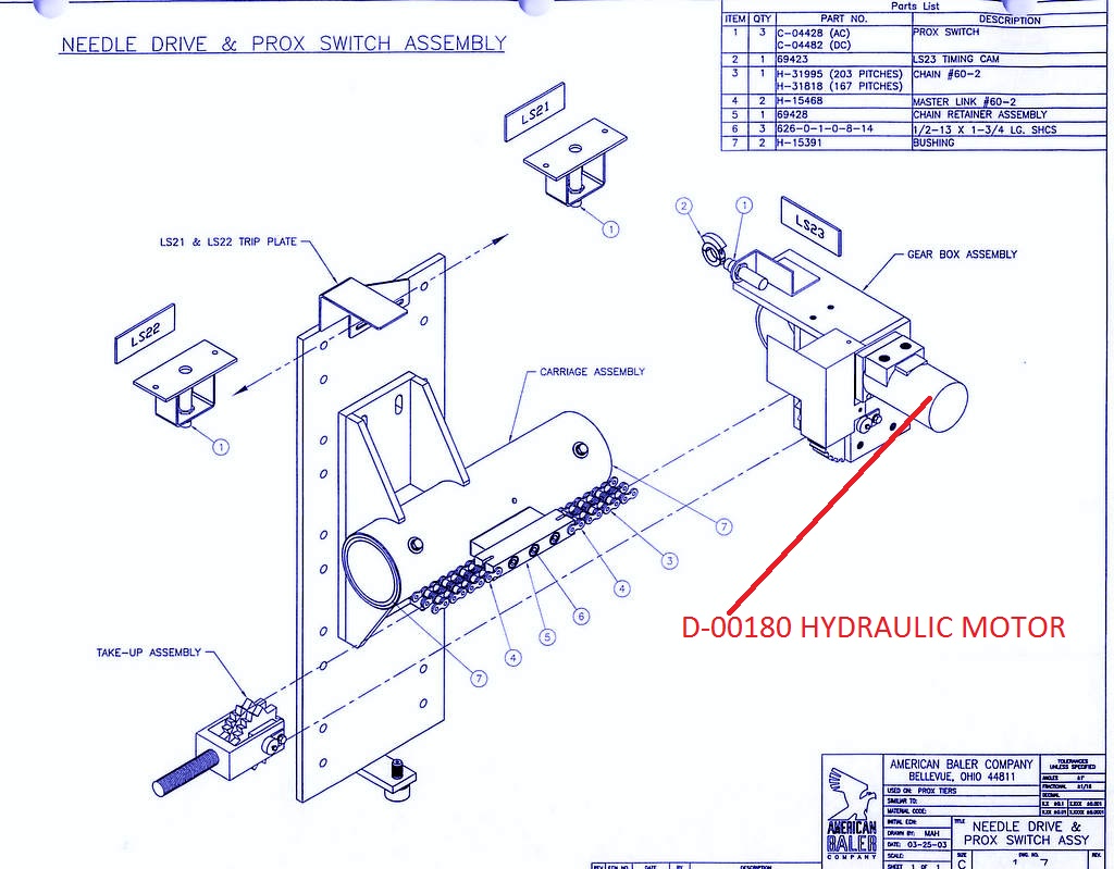 Take-Up Assembly Page 2-0012