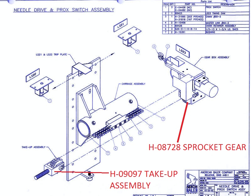 Take-Up Assembly Page 2-002